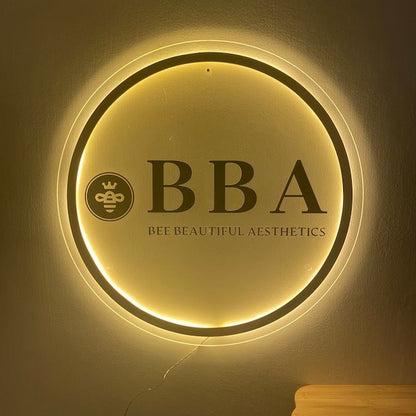 Bba Acrylic Business Logo Sign - Shineneon
