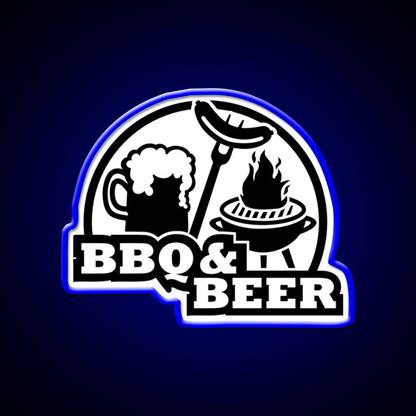 Bbq Barbecue Beer Bar Decor Led Neon Sign Rgb Color - LED neon sign view 5