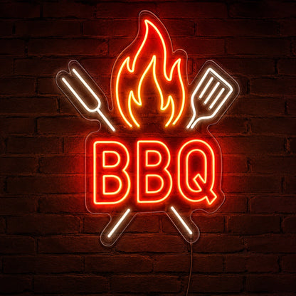 BBQ Fire Tools Neon Sign LED Neon Sign high-converting product image