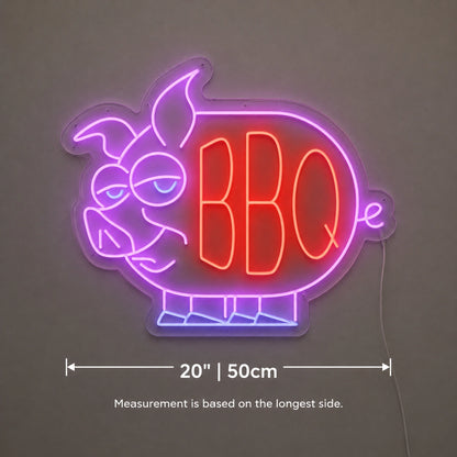 BBQ Letters Neon Sign LED Neon Sign size image