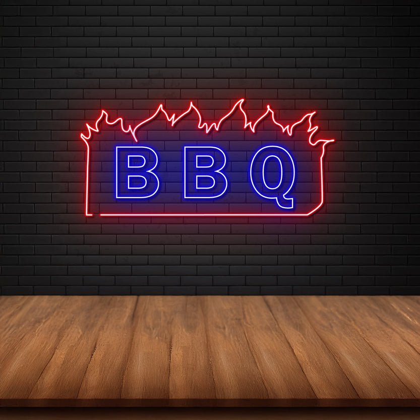 Bbq Party Neon Sign Sign For Restaurant Signage Logo - Shineneon
