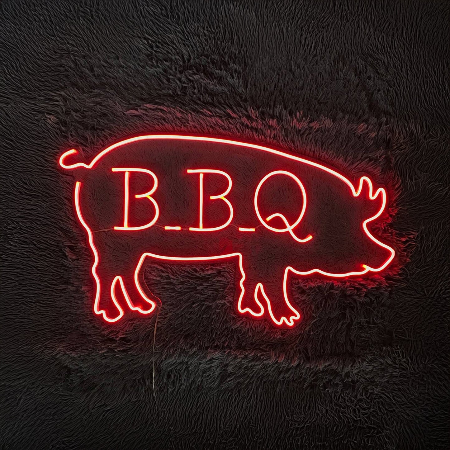 Bbq Pig Led Sign