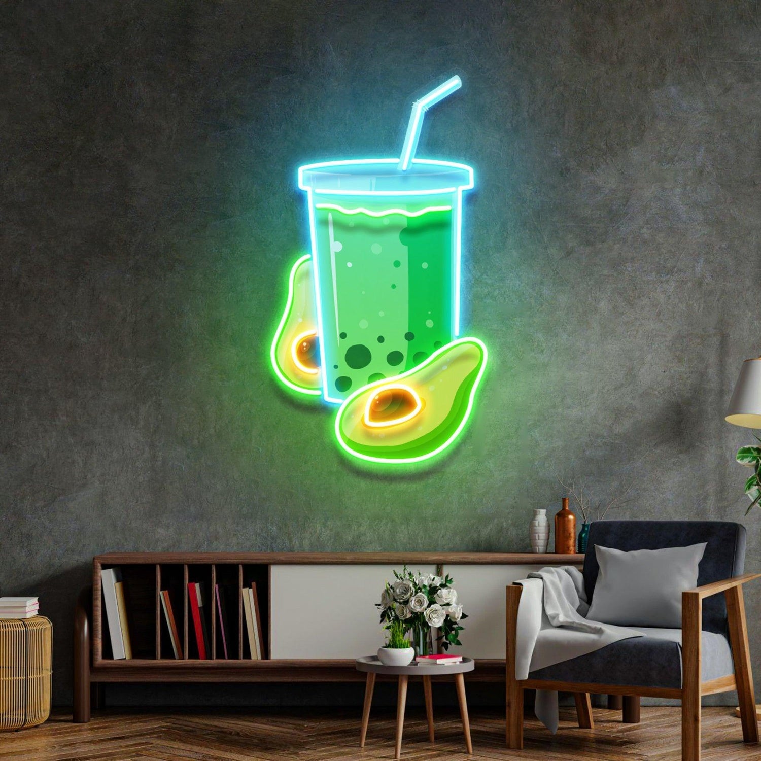 Bbq Smiling Pig Uv Printed Led Neon Sign For Indoor Wall Decor | Shineneon