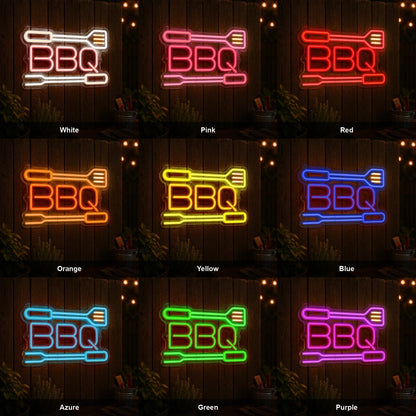 BBQ Spatula And Fork LED Neon Sign - Shineneon