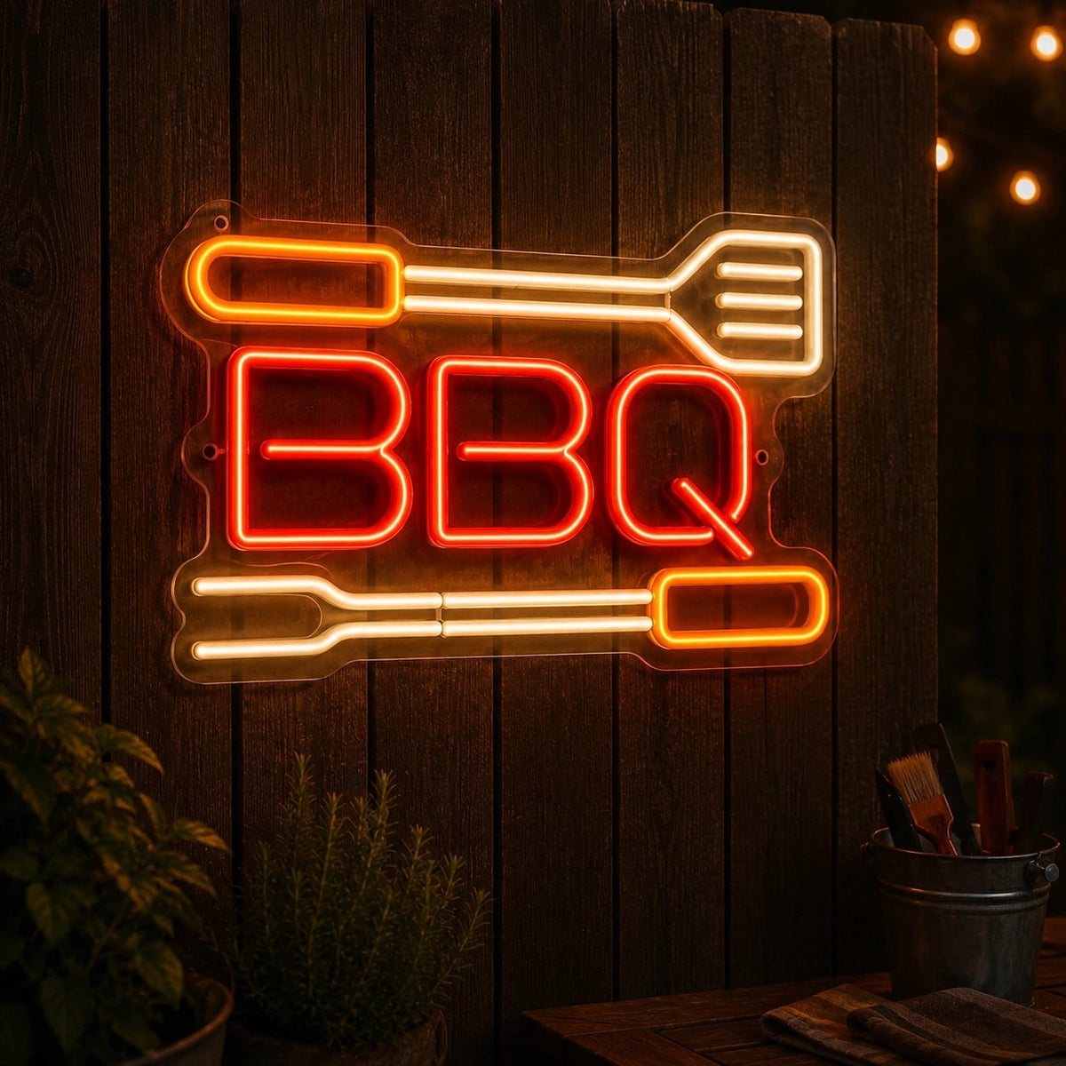 BBQ Spatula And Fork LED Neon Sign - Shineneon