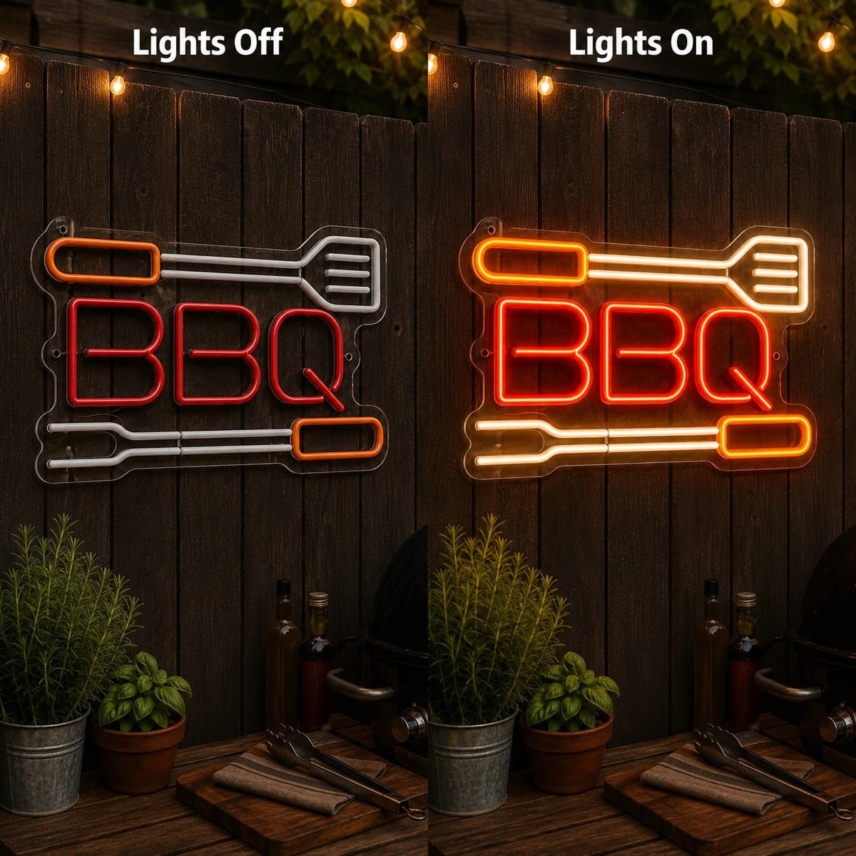 BBQ Spatula And Fork LED Neon Sign - Shineneon