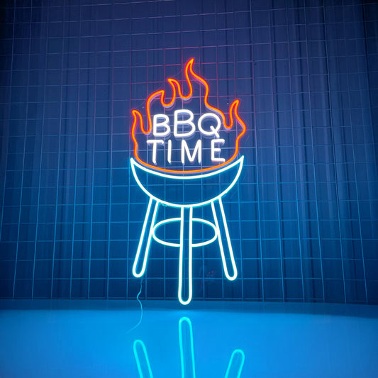 Bbq Time Neon Sign