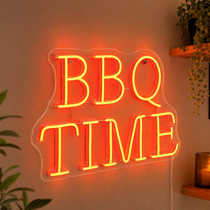 BBQ Time Wall Neon Sign LED Neon Sign high-converting product image