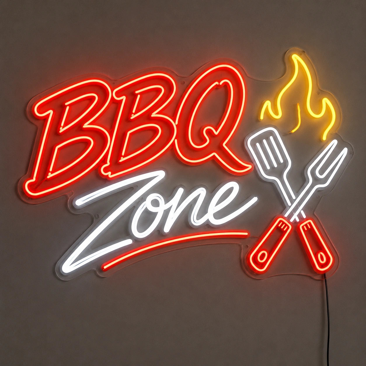 BBQ Zone Grill Neon Sign LED Neon Sign main product image