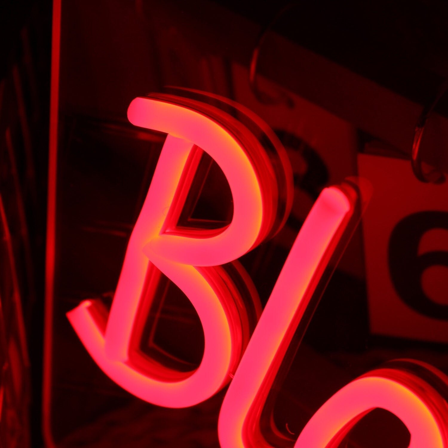 Bcc Blake Custom Cycle Orange Led Neon Sign - Shineneon