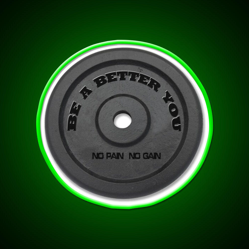 Be A Better You Gym Fitness Led Neon Sign Rgb Color