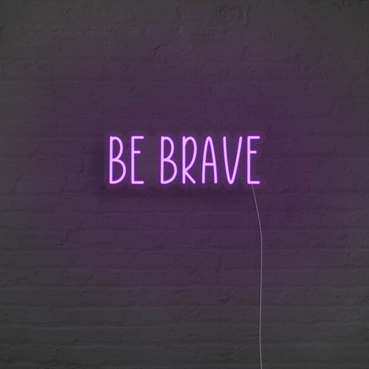 Be Brave Neon Sign For Motivational And Courageous Decor | Shineneon