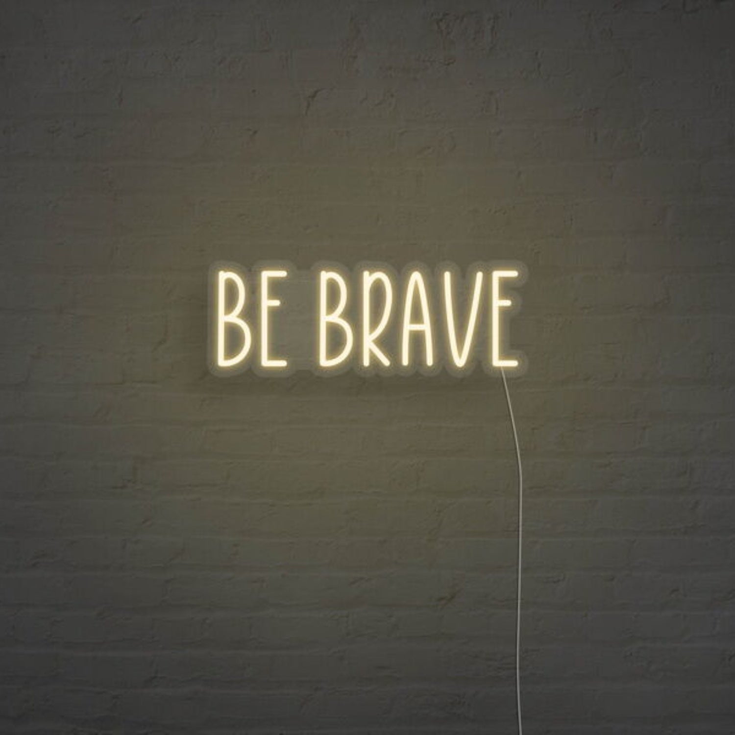 Be Brave Neon Sign For Motivational And Courageous Decor | Shineneon