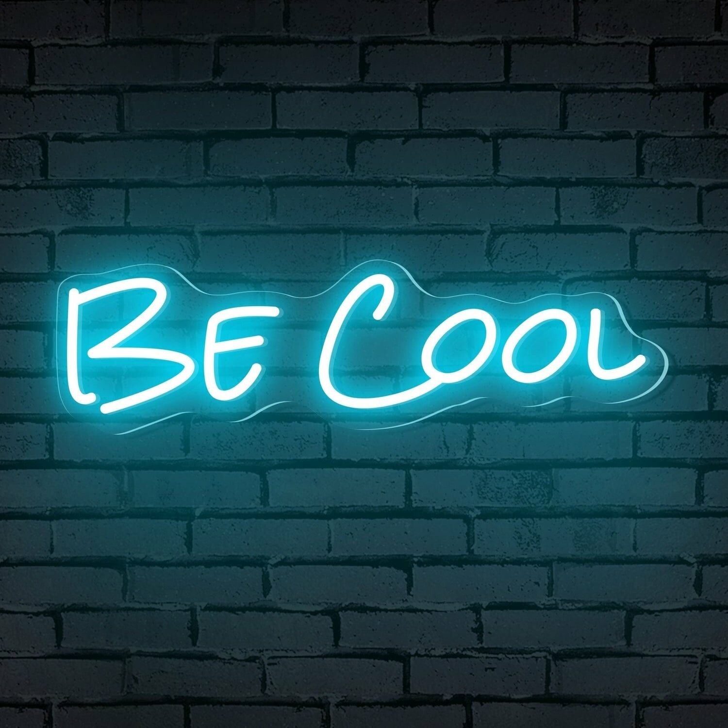 Be Cool Words Led Neon Sign Ambiance And Bar Vibes - Shineneon