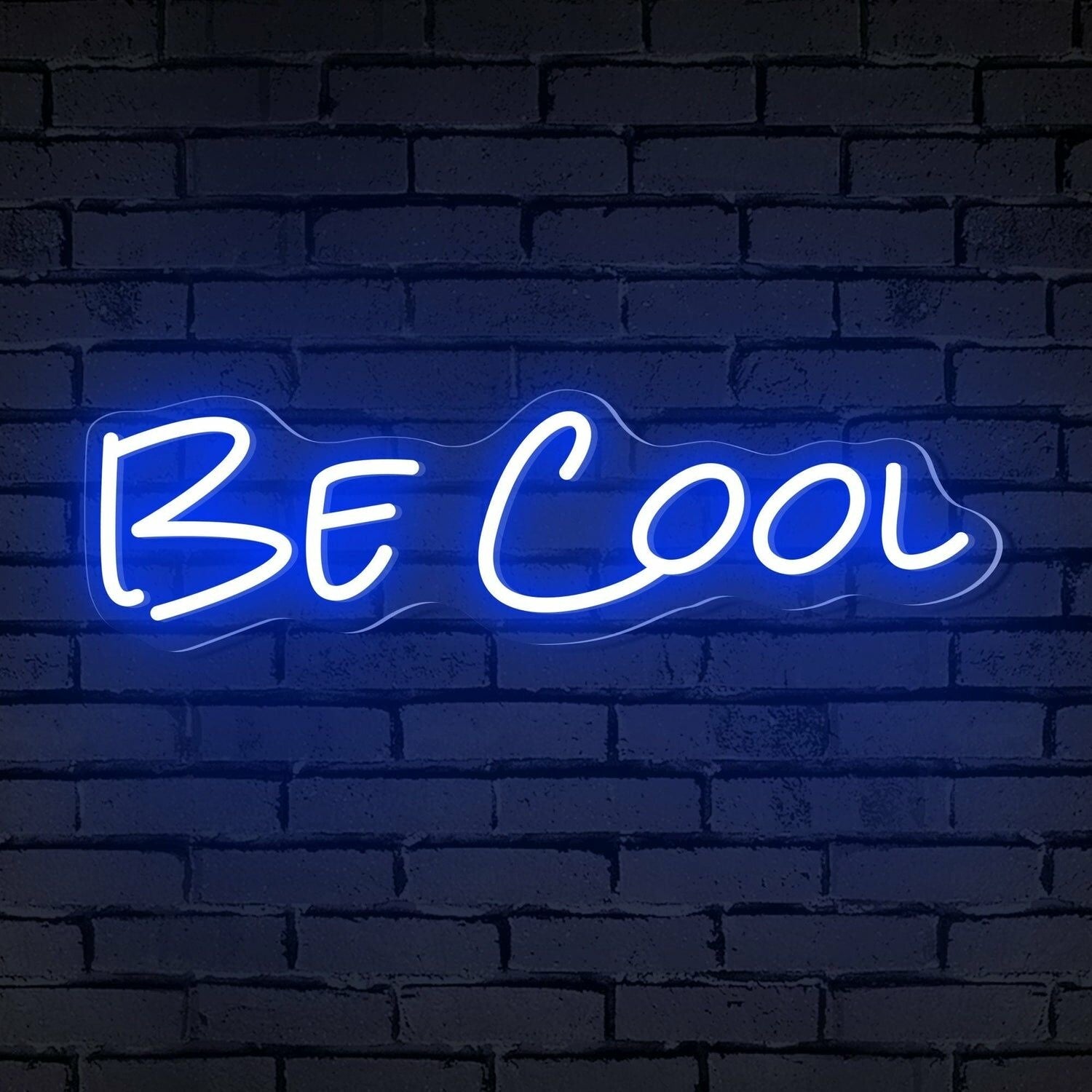 Be Cool Words Led Neon Sign Ambiance And Bar Vibes - Shineneon