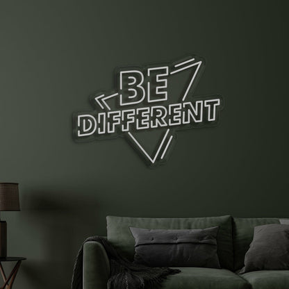 Be Different Neon Encouragement To Embrace Individuality | Shineneon
