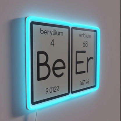 Be Er Rgb Led Neon Sign Bar Wall Decor - LED neon sign close-up detail