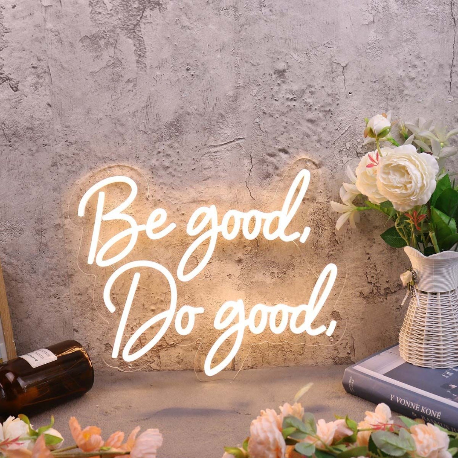 Be Good Do Good Yellow Custom Led Neon Sign - Shineneon