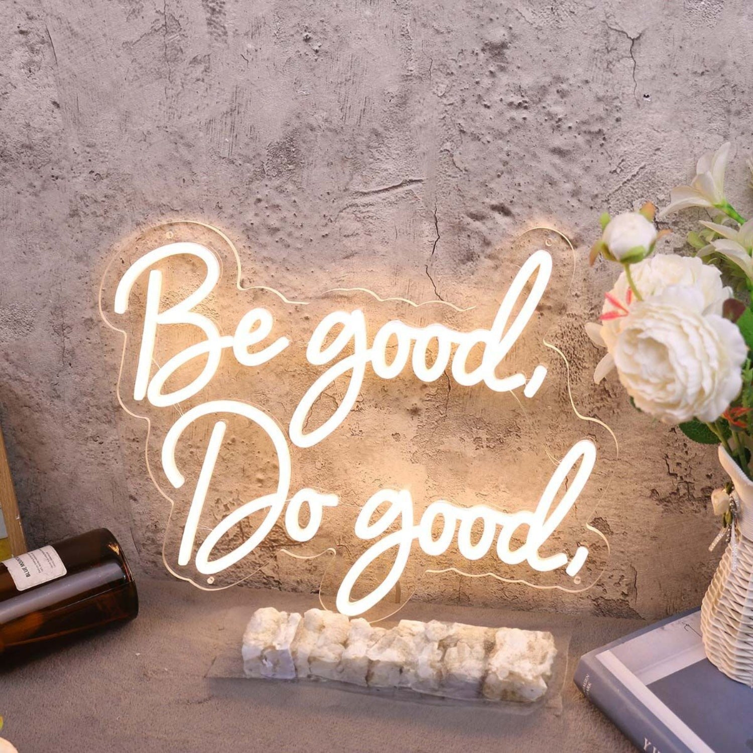 Be Good Do Good Yellow Custom Led Neon Sign - Shineneon