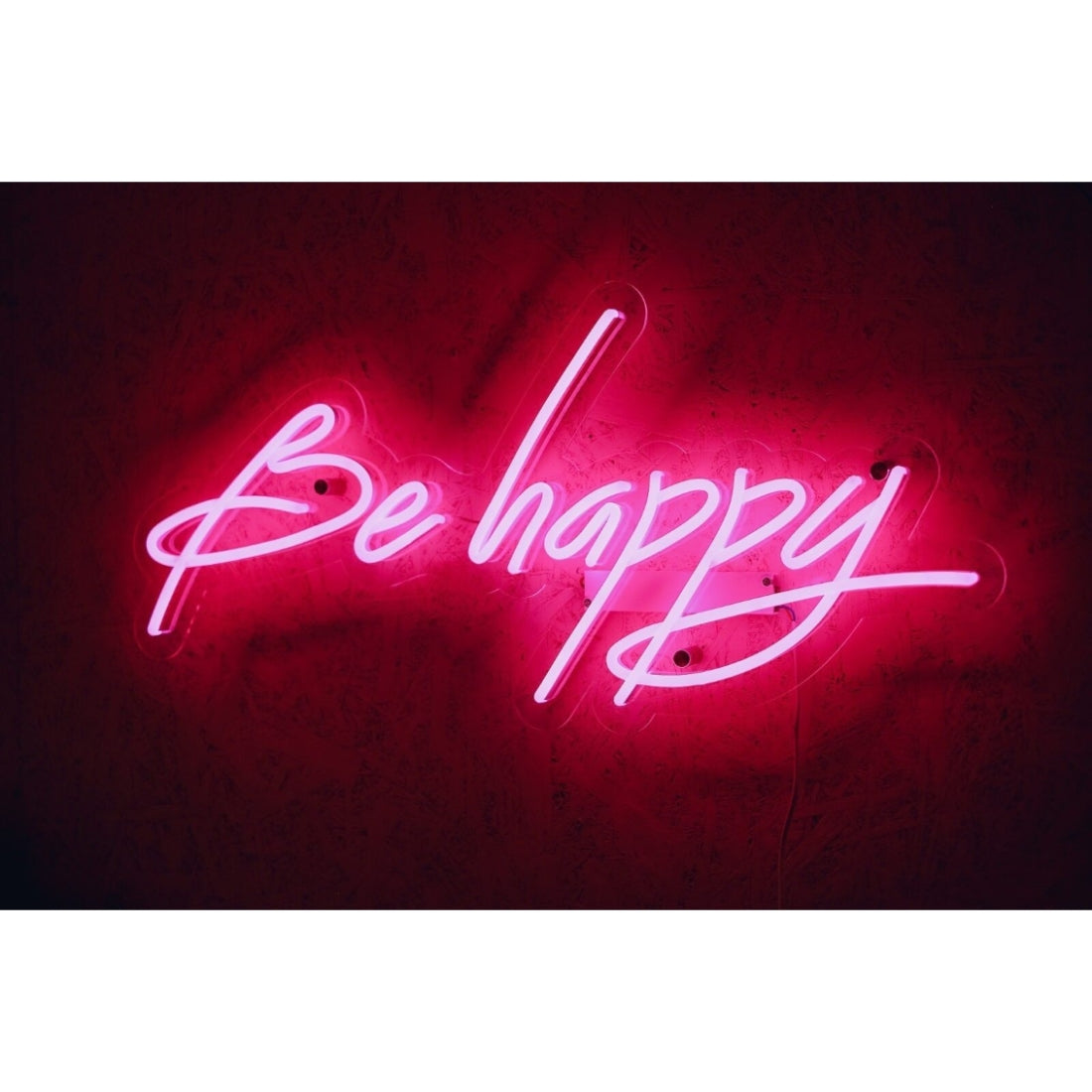 Be Happy Led Sign Business Neon Sign Wall Decor