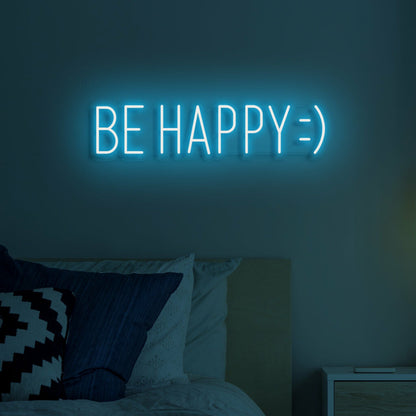 Be Happy Neon Beacon Of Joy | Shineneon