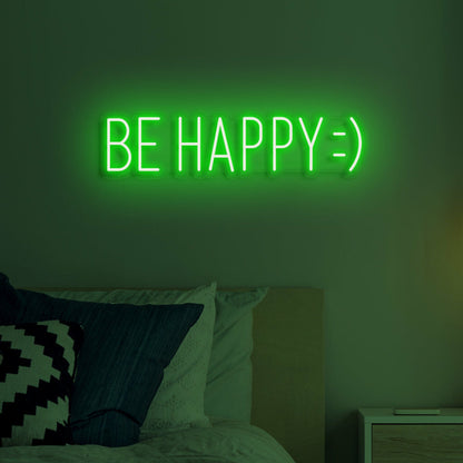 Be Happy Neon Beacon Of Joy | Shineneon