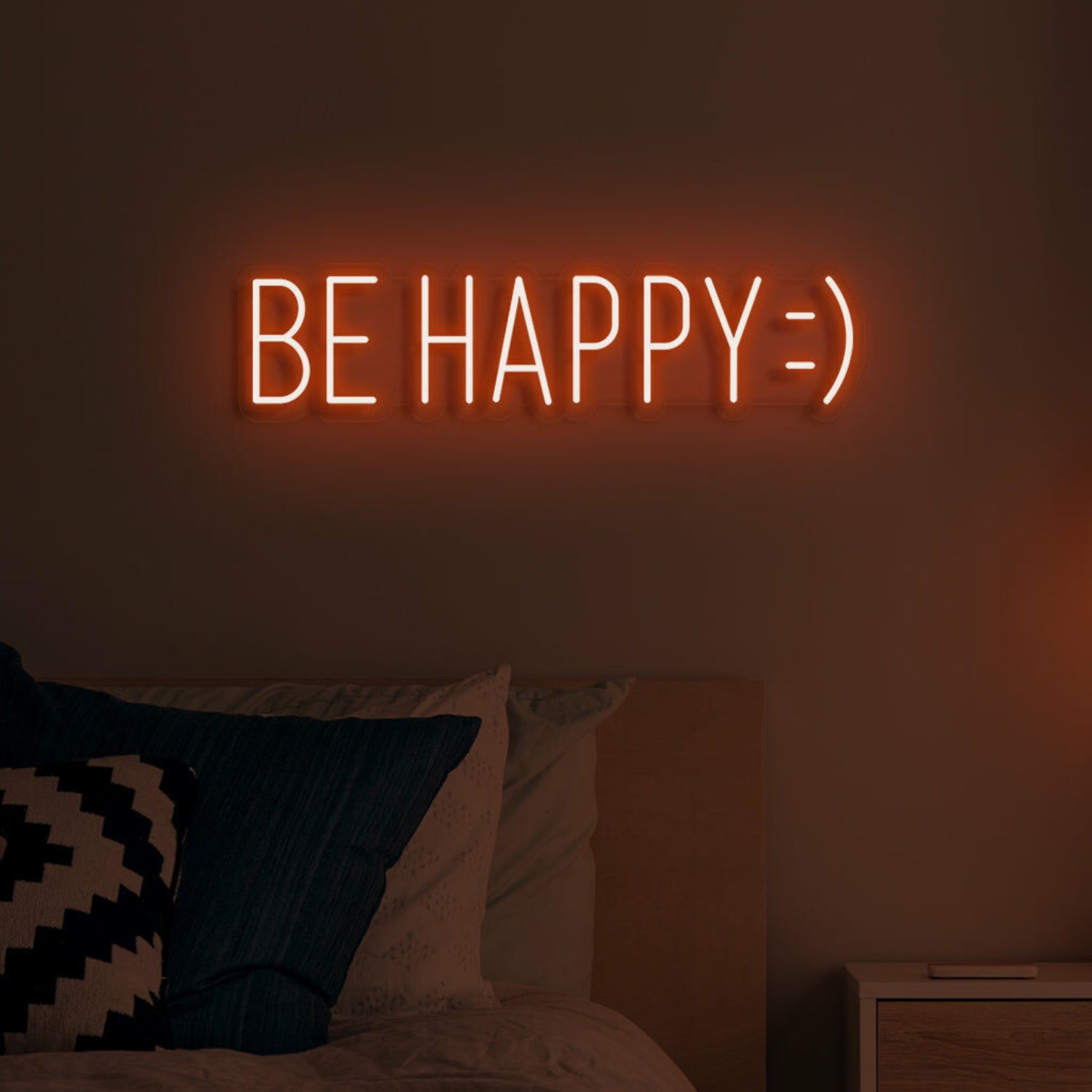 Be Happy Neon Beacon Of Joy | Shineneon