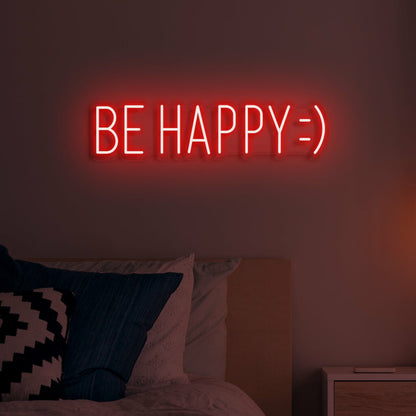 Be Happy Neon Beacon Of Joy | Shineneon
