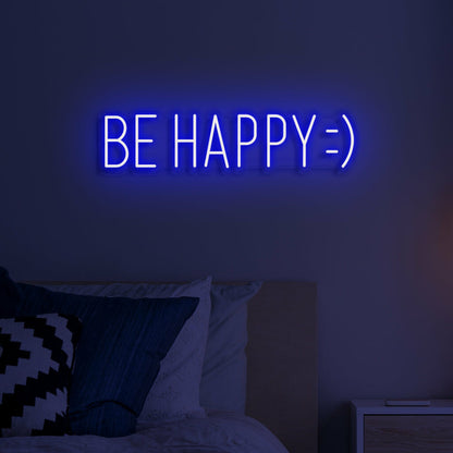 Be Happy Neon Beacon Of Joy | Shineneon