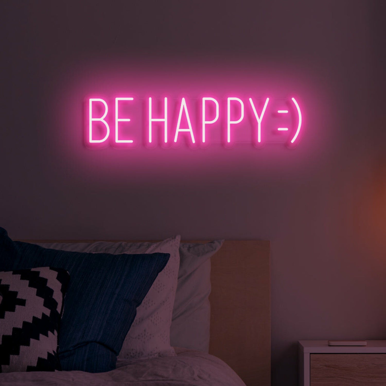 Be Happy Neon Beacon Of Joy | Shineneon