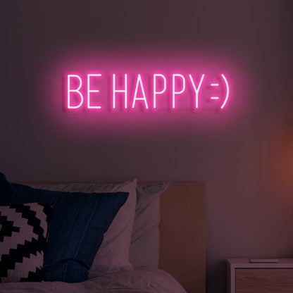 Be Happy Neon Beacon Of Joy | Shineneon