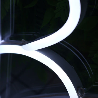 Be Happy White Led Neon Sign - Shineneon