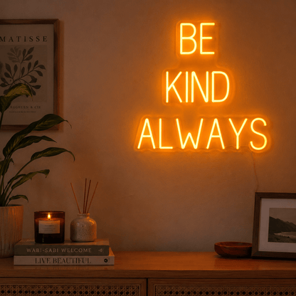 Be Kind Always LED Neon Sign Wall Decor - Shineneon