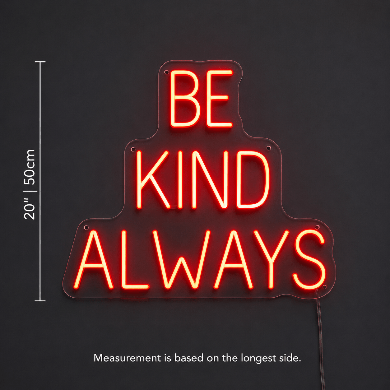 Be Kind Always LED Neon Sign Wall Decor - Shineneon