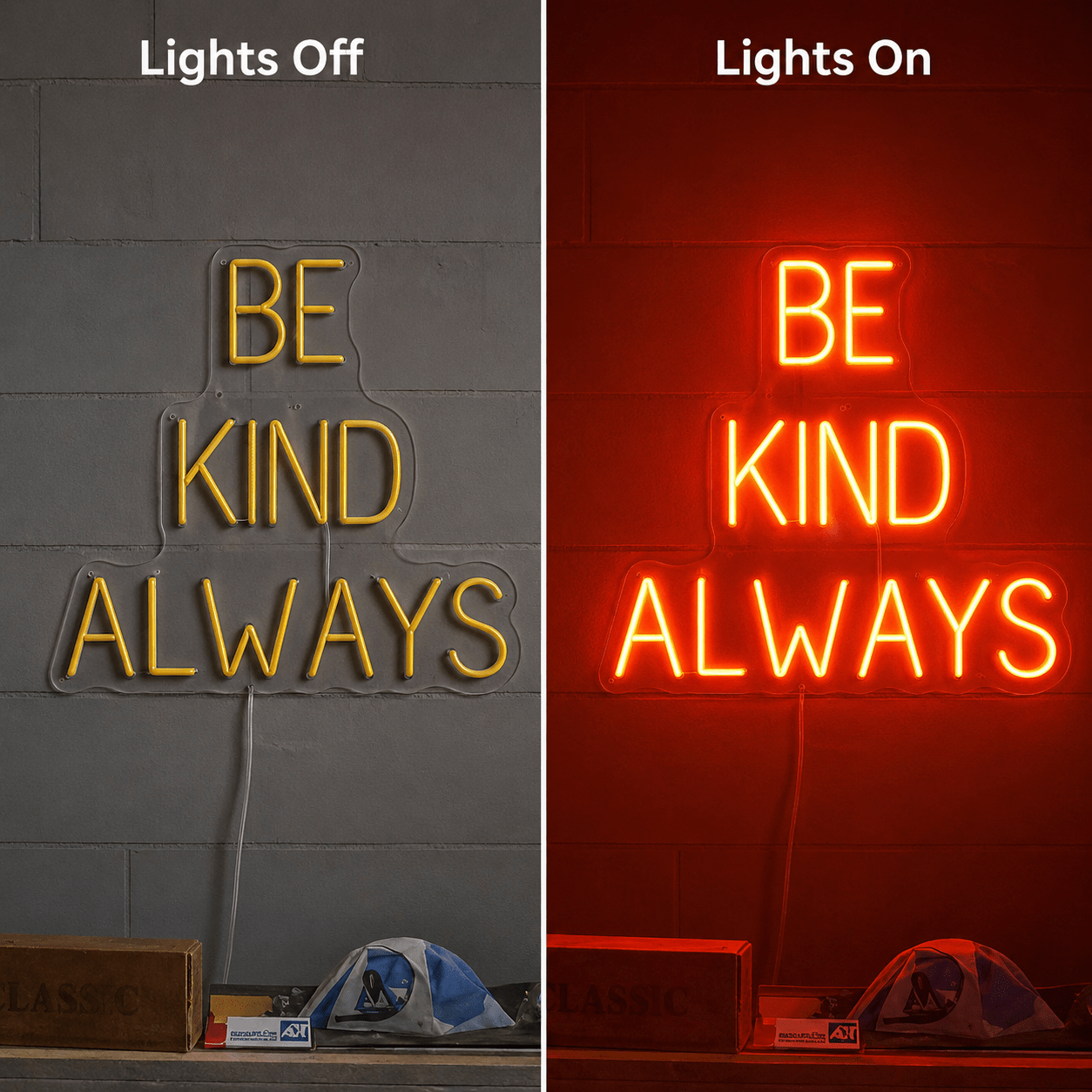 Be Kind Always LED Neon Sign Wall Decor - Shineneon