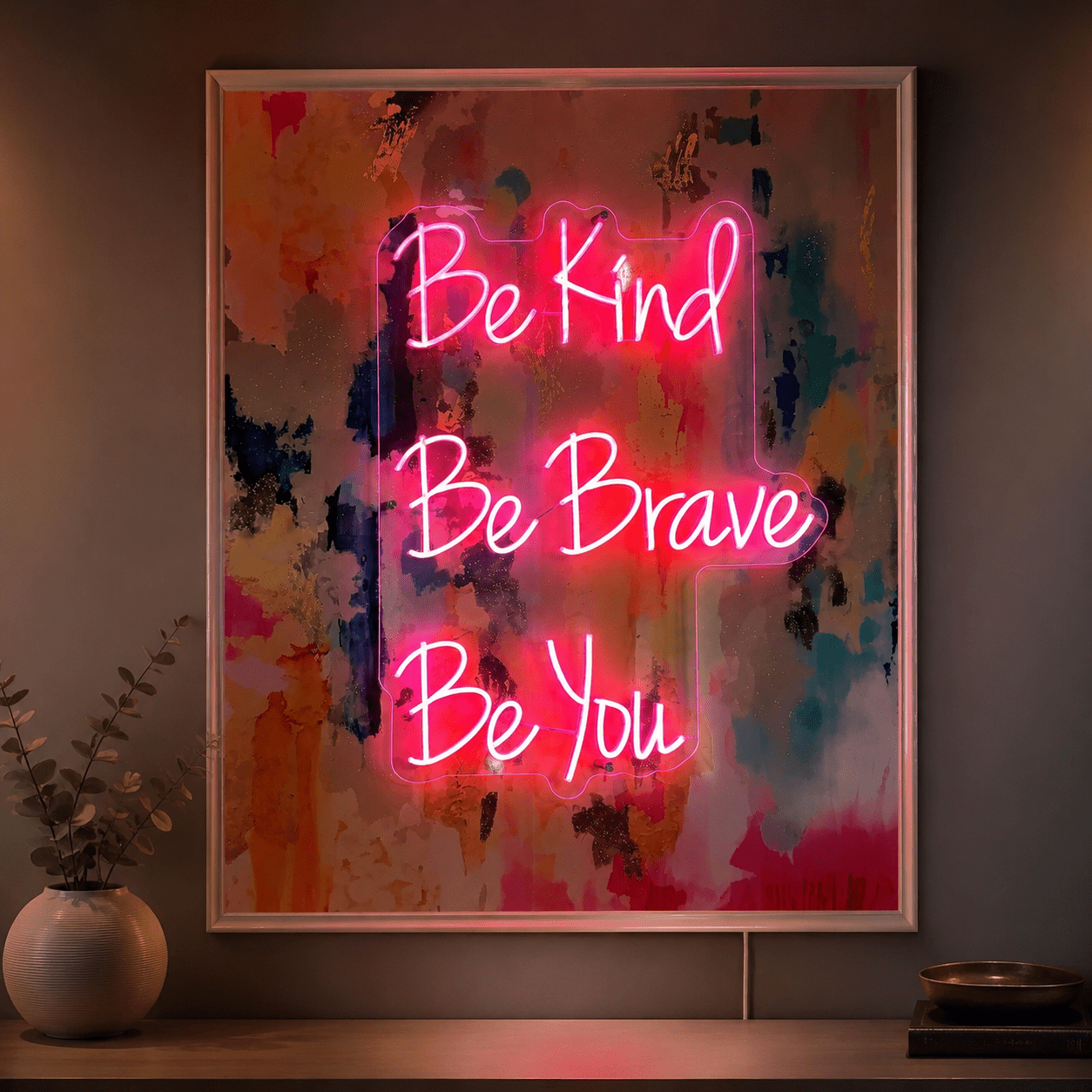 Be Kind Be Brave Be You LED Neon Sign - Shineneon