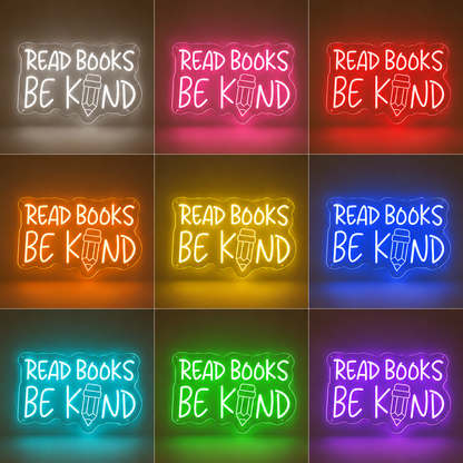 Be Kind Bedroom Wall Decor LED Neon Sign - 05 Color Grid
