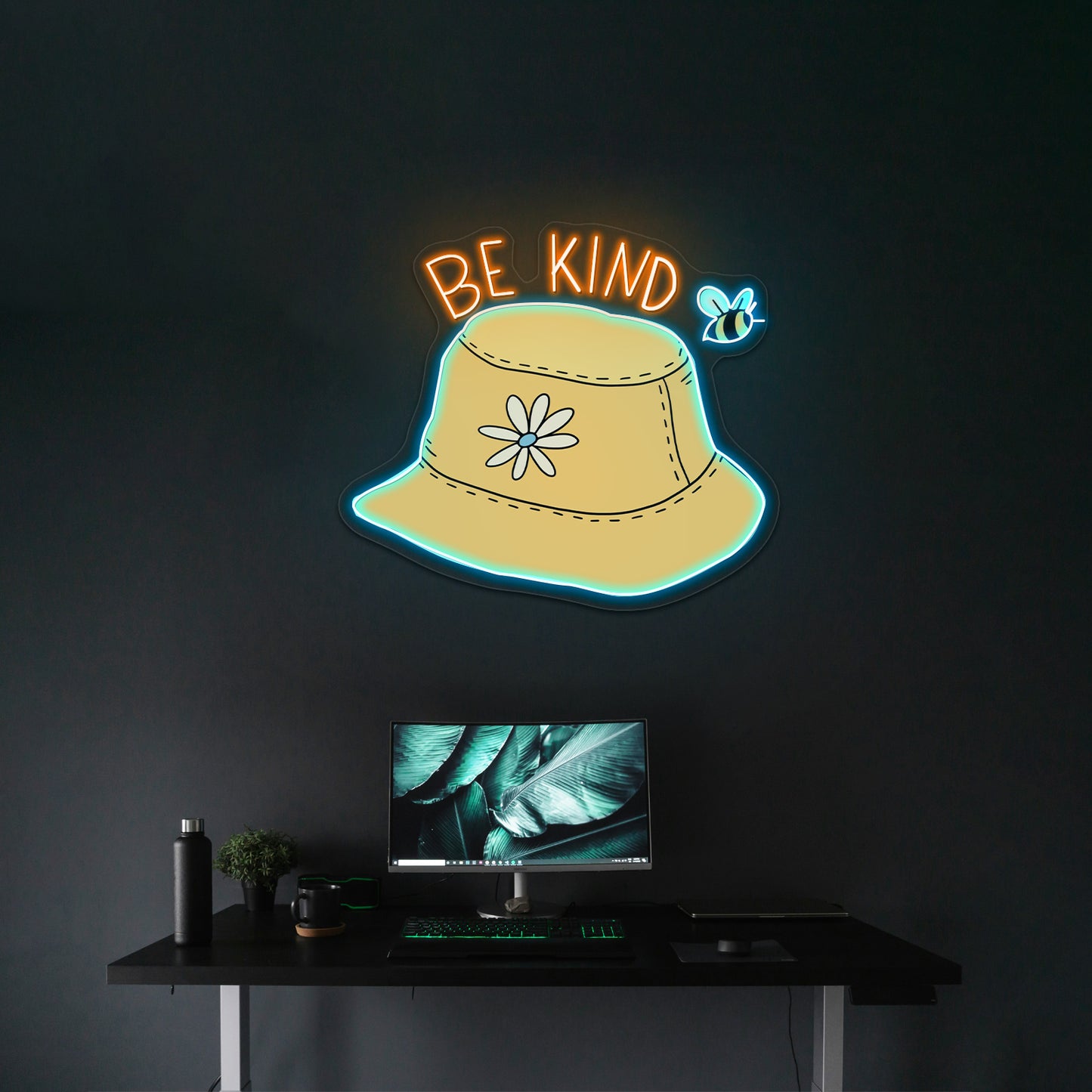 Be Kind Bucket Hat Clear Neon Signs For Business