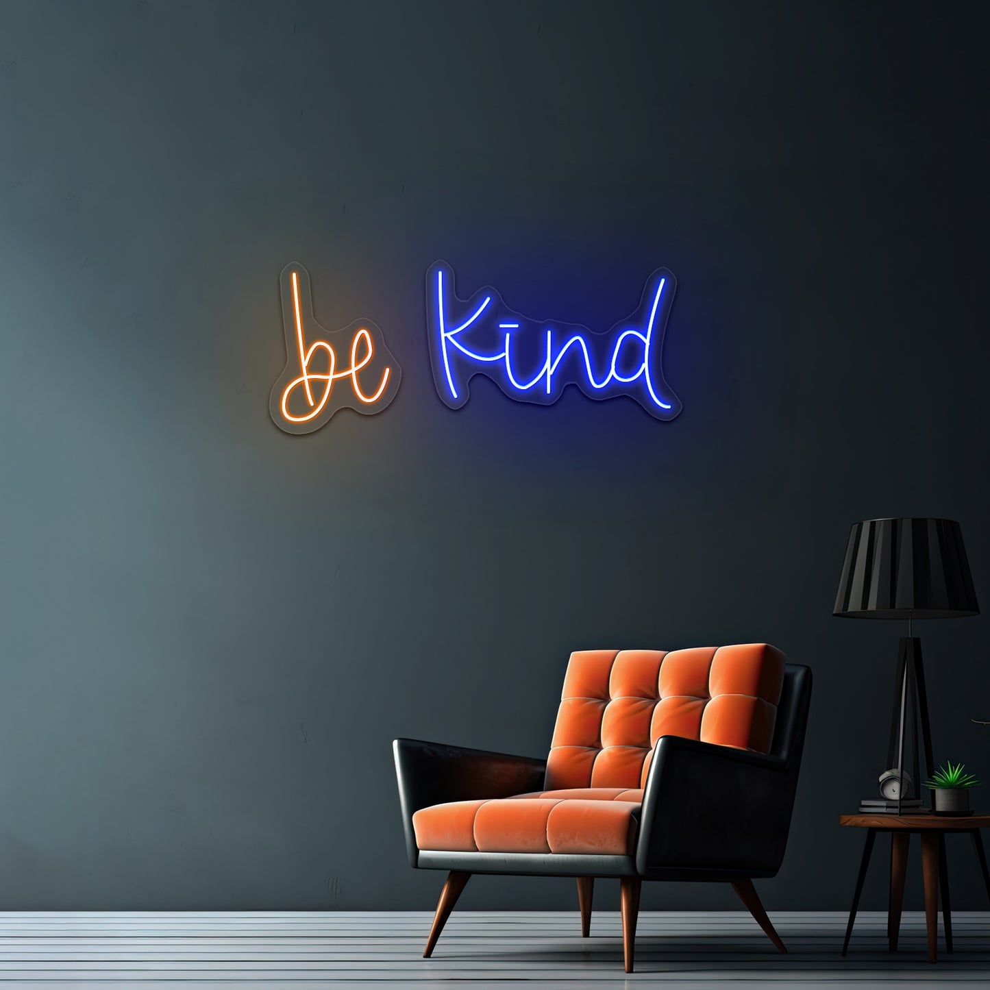 Be Kind Calligraphy Neon Signs Wall Decor