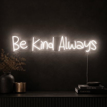 Be Kind Cursive LED Neon Sign - Shineneon