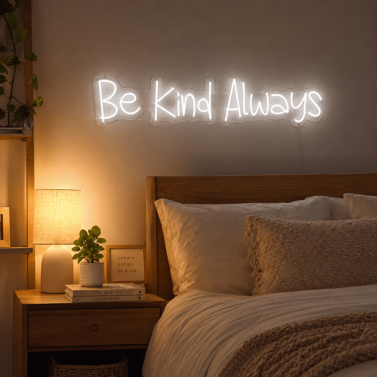 Be Kind Cursive LED Neon Sign - Shineneon