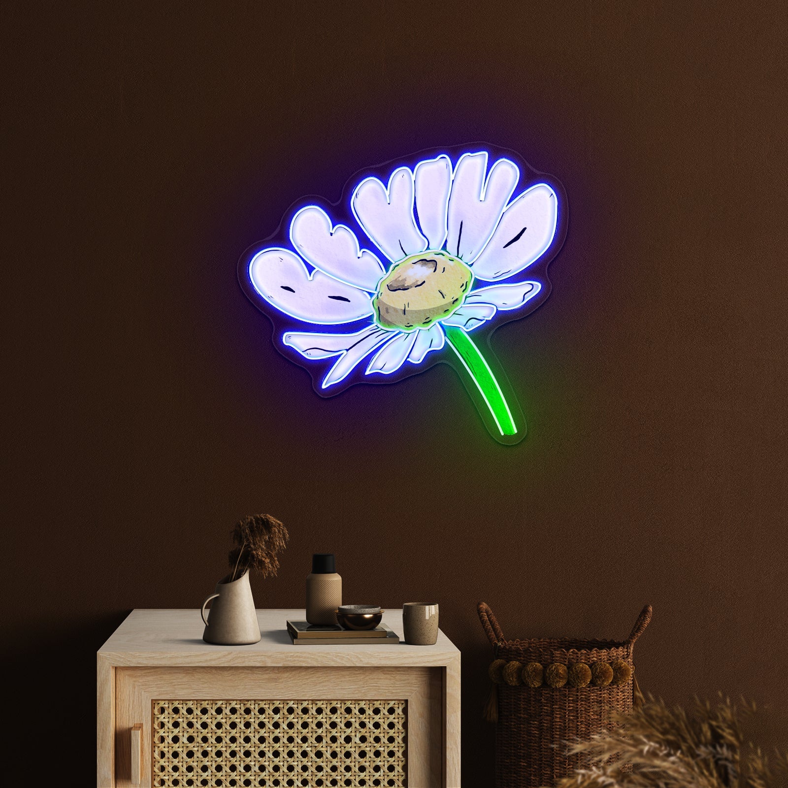 Be Kind Daisy Neon Signs For Home Decor - Shineneon