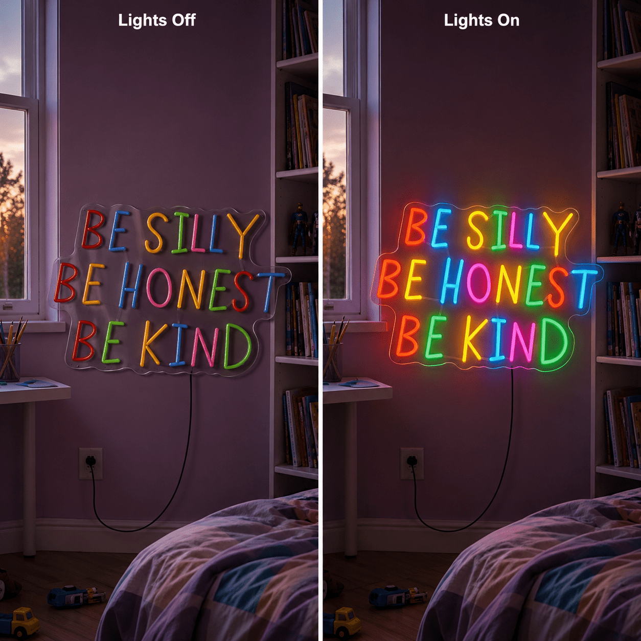 Be Kind Handwritten LED Neon Sign - Shineneon