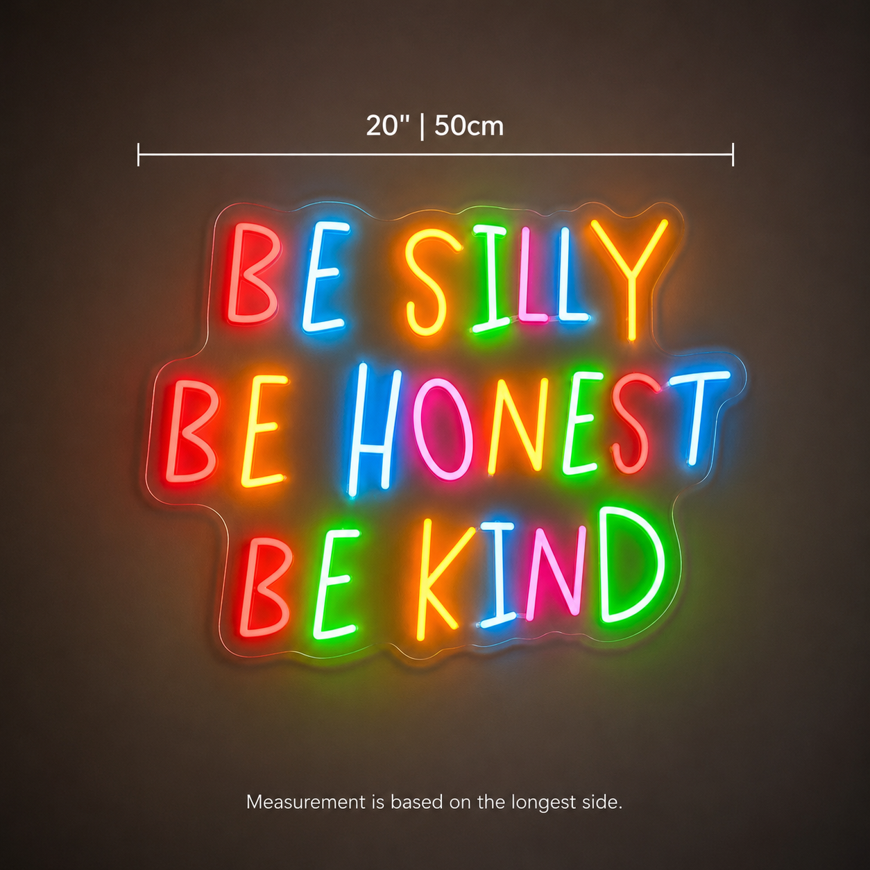 Be Kind Home Wall Decor LED Neon Sign - 04 Size Image