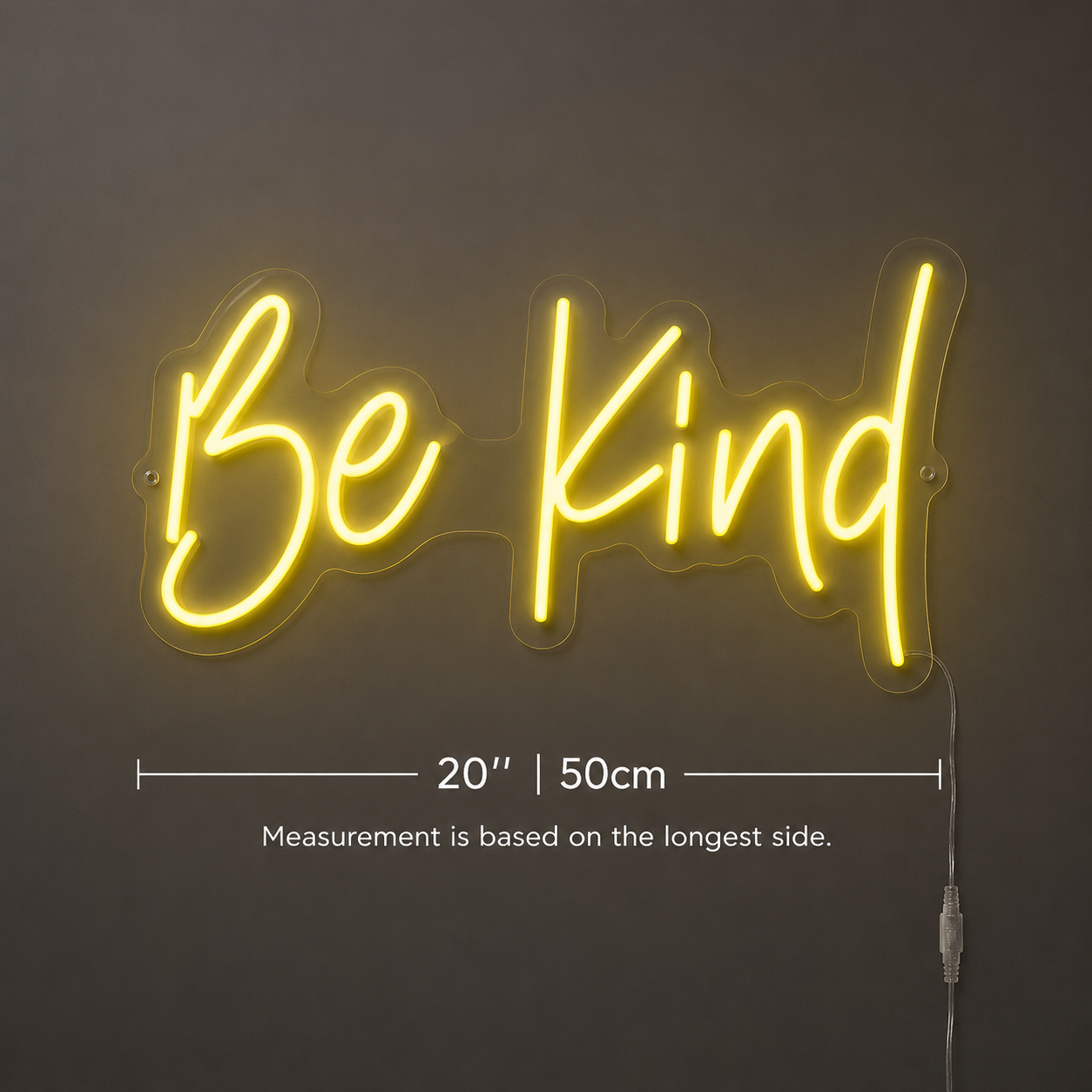Be Kind LED Neon Sign Bedroom Decor - 04 Size Image