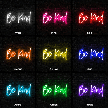 Be Kind LED Neon Sign Bedroom Decor Wall Neon Sign - Shineneon