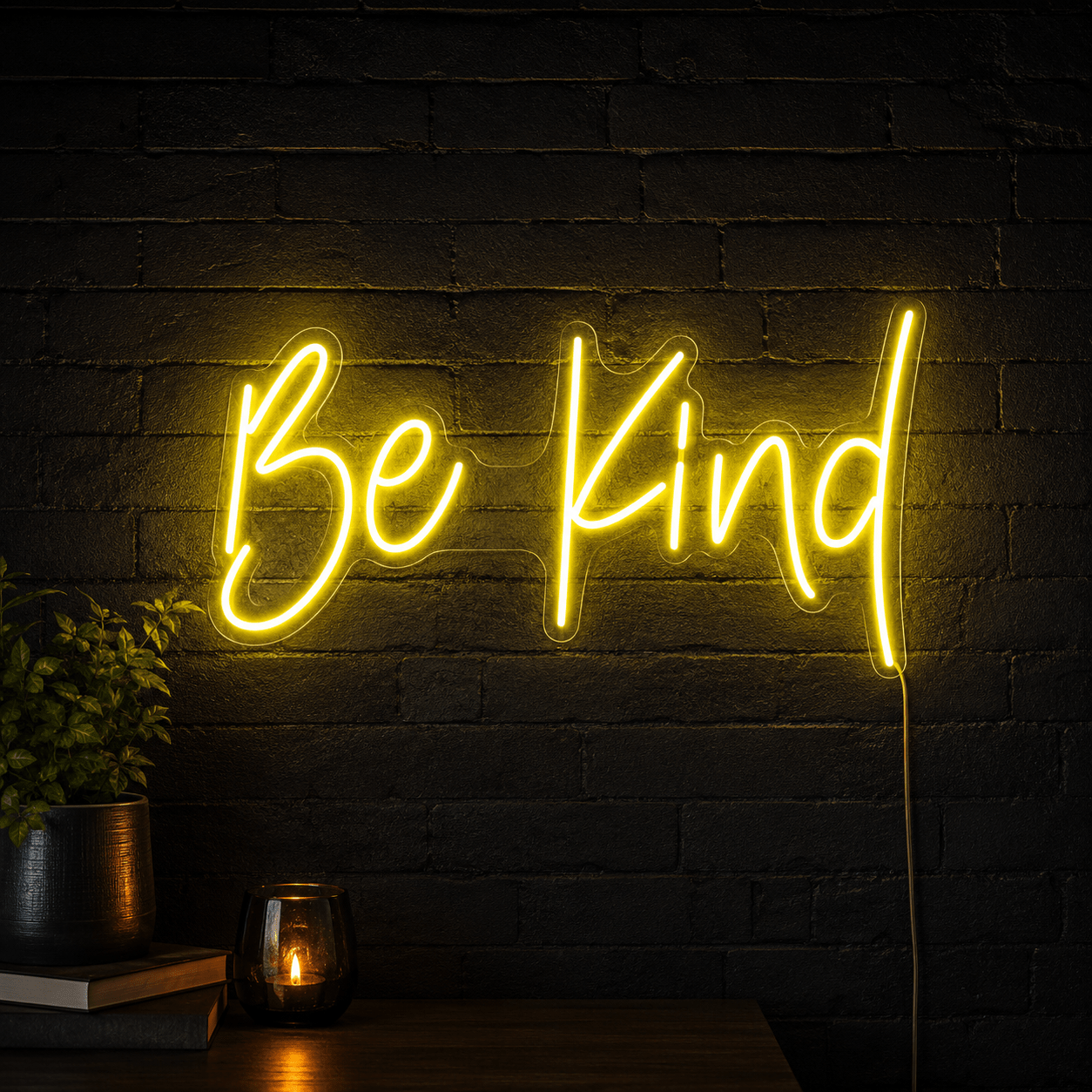 Be Kind LED Neon Sign Bedroom Decor Wall Neon Sign - Shineneon