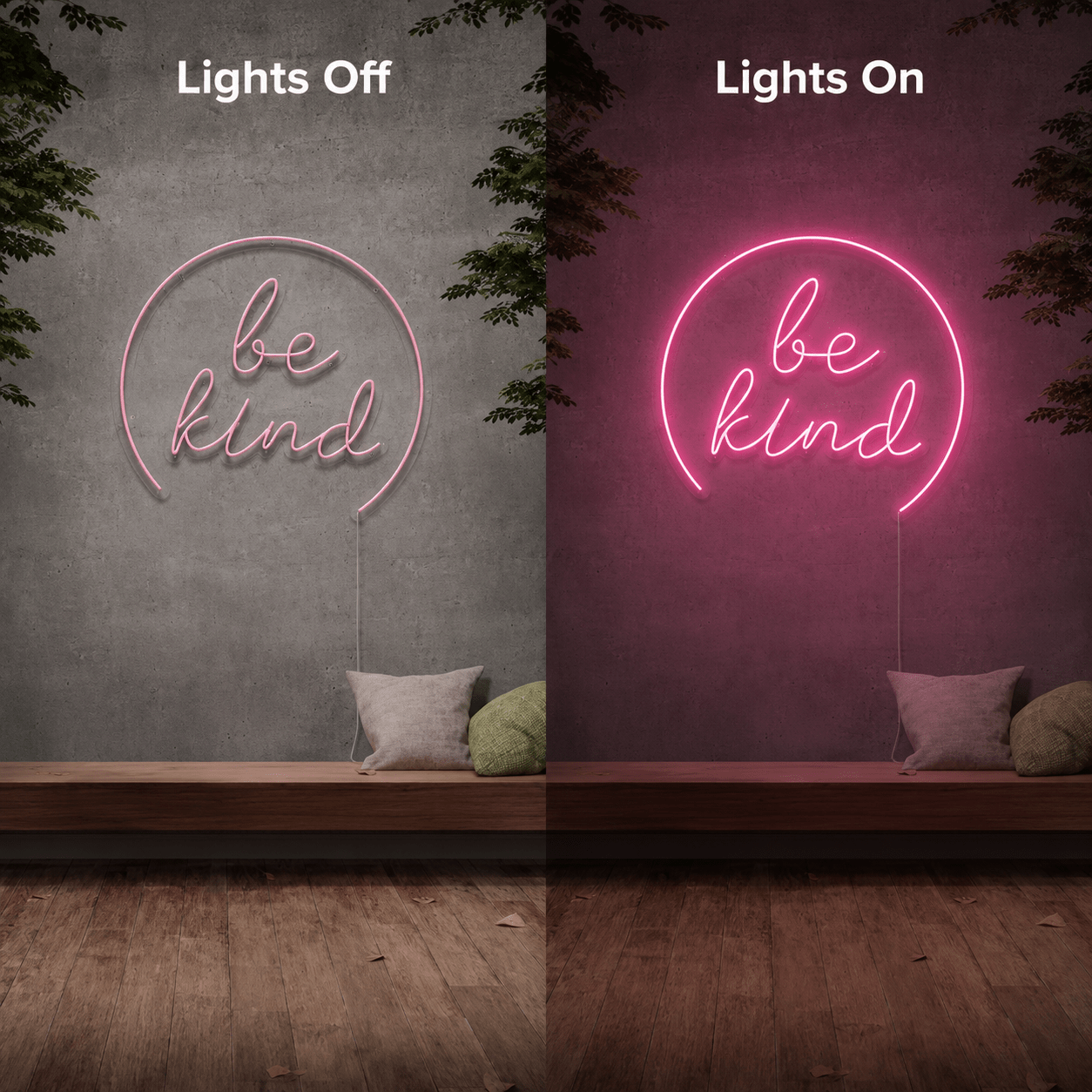 Be Kind LED Neon Sign Home Decor - Shineneon