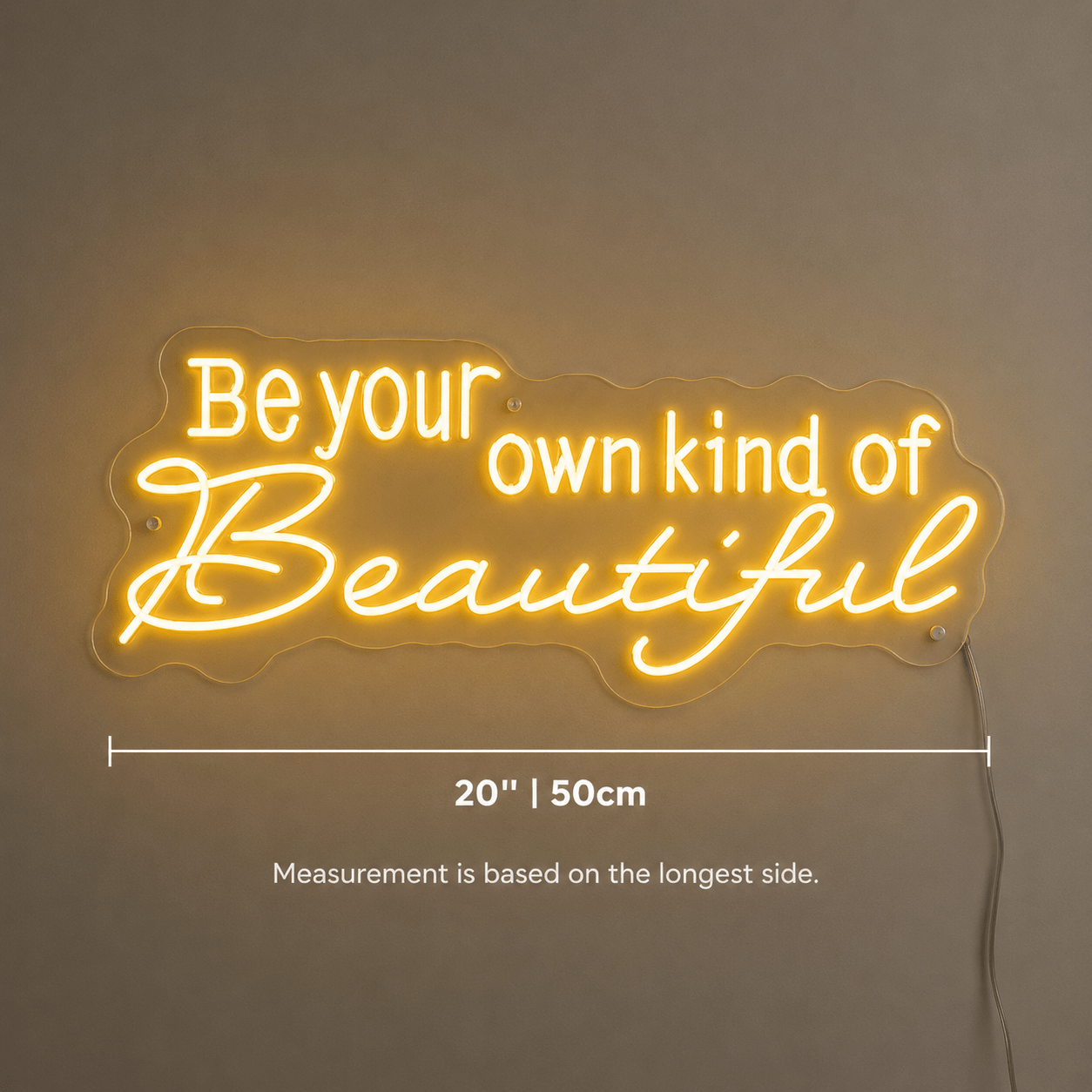 Be Kind Lettering Wall Decor LED Neon Sign - Shineneon