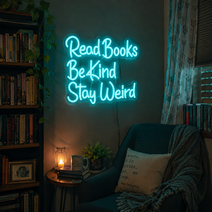 Be Kind Minimal LED Neon Sign - 03 Real Lifestyle Scene